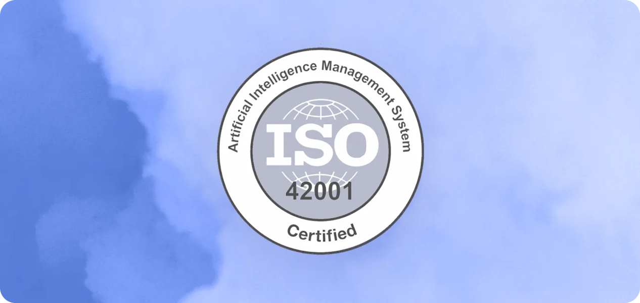 Sendbird AI agent is ISO 42001 certified